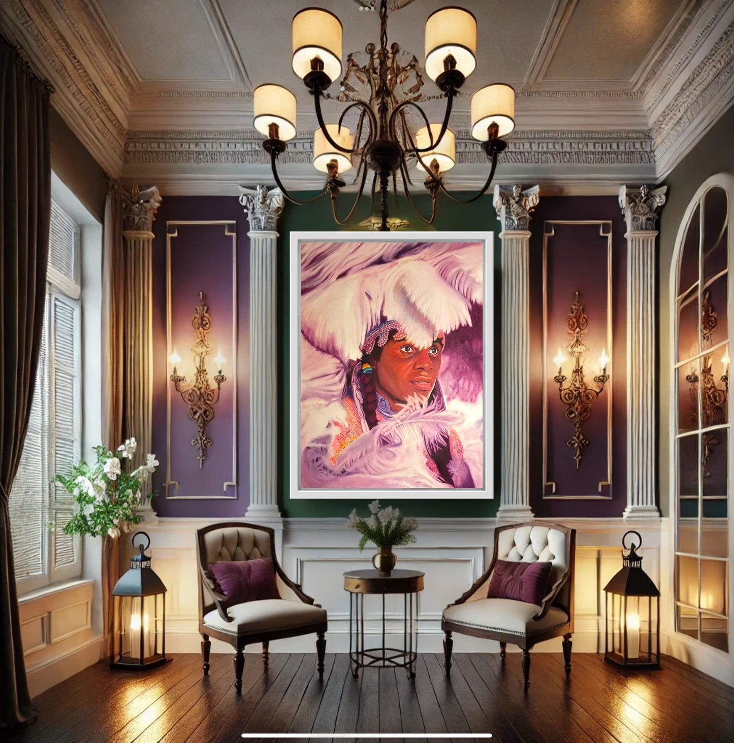 PURPLE, Green, and Gold